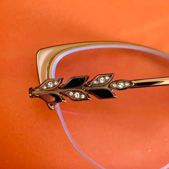 TIFFANY & CO Sophisticated Eyeglasses Crystal Embellishment  and Case - Picture 1 of 13